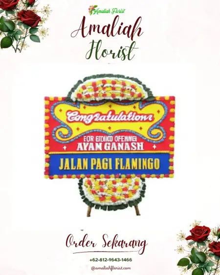 Sewa Papan Bunga Gedung Pernikahan Bogor Kota
